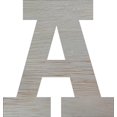 thumbnail image 1 of Wooden Block Letters, Unfinished 4'' Rockwell A, Craft, 1 of 1