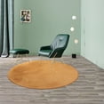 thumbnail image 4 of 40 Inch Round Non-Shedding Short Pile Rug for Living Room Bedroom, Washable Low Pile Carpet High Traffic Areas Rubber Backing, 4 of 8