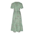 thumbnail image 4 of Robe Complète Zanvins Robes pour Femmes 2024, Chandail Tricoté à Encolure en U pour Femmes avec Dentelle et Robe Chandail au Tempérament à la Mode, 4 of 4
