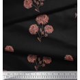 thumbnail image 2 of Soimoi Poly Georgette Fabric Wild Flower Print Sewing Fabric Yard 42 Inch Wide, 2 of 3
