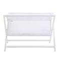 thumbnail image 1 of BreathableBaby Breathable Mesh Portable Bassinet - White, 1 of 6