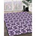 thumbnail image 3 of Ahgly Company Machine Washable Indoor Square Transitional Blossom Pink Area Rugs, 3' Square, 3 of 7