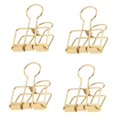thumbnail image 1 of 50Pcs Clips Métalliques Conception Creuse Force de Serrage Forte Longue Durée de Vie Polyvalente, pour l'Organisation de Documents, 1 of 8