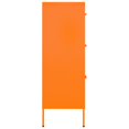 thumbnail image 2 of vidaXL Drawer Cabinet Orange 80x35x101.5 cm Steel, 2 of 5
