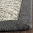 thumbnail image 3 of Safavieh Natural Fiber Collection NF441B Border Sisal Runner, 2'6" x 8' , Marble / Grey, 3 of 3
