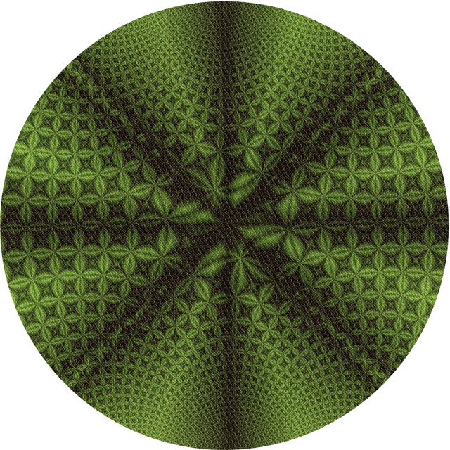 Ahgly Tapis Rond Lavable en Machine Intérieur Transitionnel Vert Forêt Foncé, 3 Pieds Rond