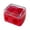 Red, variant on Back to School Decor Make Up Pencil Sharpener Lip Liner Pencil Sharpener Cosmetic Pencil Sharpener Colored Cosmetic Lip Pencil Sharpener Hand Pencil Sharpener for Eyeliner Lip Liner Pencils Mult