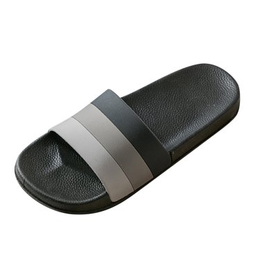 Ketyyh-chn99 Men Slippers Indoor Slide Sandals for Women Slides Lightweight Bathroom Slippers Slides Sandals Shoes Black,11