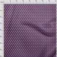 thumbnail image 4 of oneOone Silk Tabby Violet Fabric Onam Kathakali Craft Projects Decor Fabric Printed By The Yard 42 Inch Wide, 4 of 4
