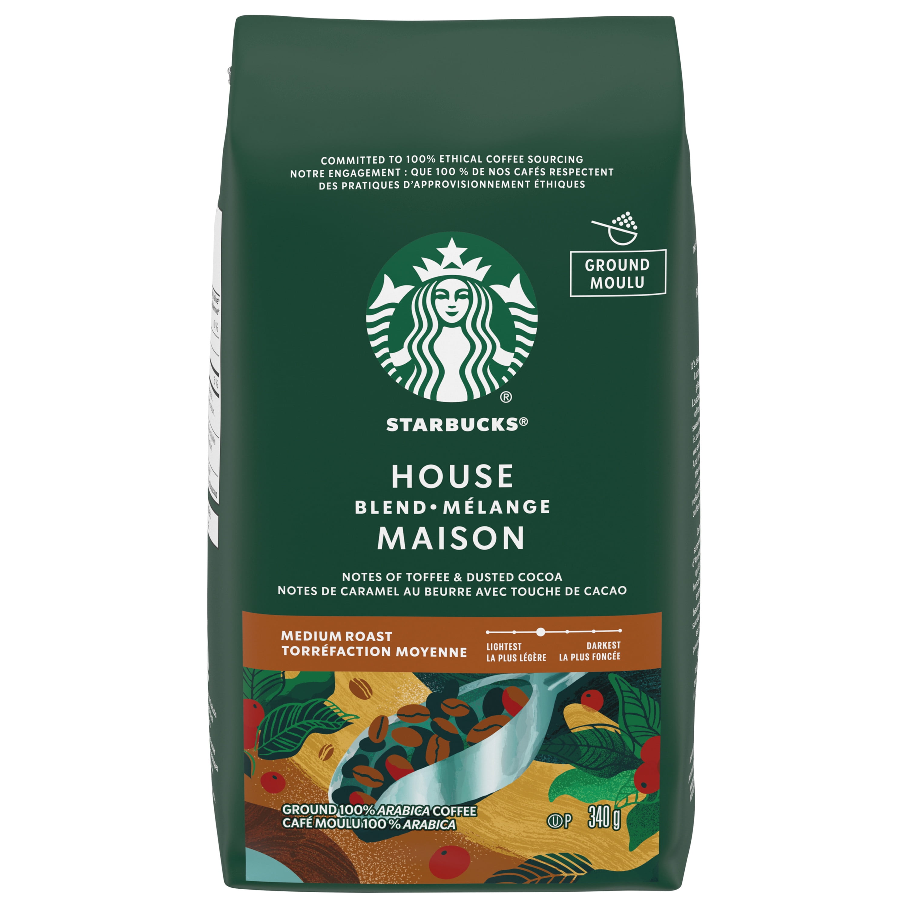 Starbucks House Blend Medium Roast Ground Coffee