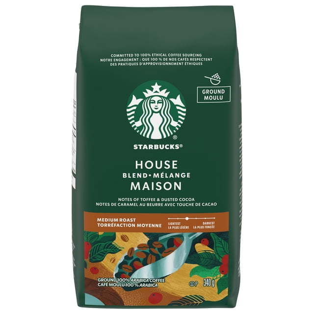 STARBUCKS Café Moulu Torréfaction Moyenne Mélange Maison