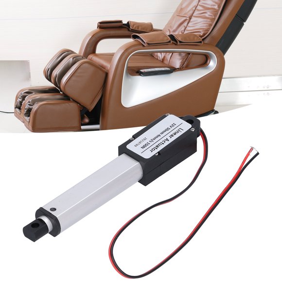 Linear Actuator Geared Motor 12V 50mm Stroke, Noise Elimination, Short Circuit Protection, Sturdy & Durable. Small Size for Smart Home Applications