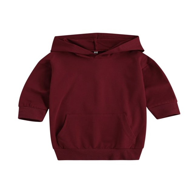 MesaSe Bébé Filles Hoodies Robe Tenues Solide à Manches Longues Poche Longue Longueur Robe Droite Violet 1-2 Ans