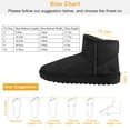 thumbnail image 4 of GPCT Woman's Snow Boots Suede Mid-Calf Boot Shoe Short Plush Warm Lining Shoes, 4 of 9