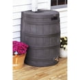 thumbnail image 3 of Good Ideas Rain Wizard 50 Gal Plastic Rain Barrel Water Collector, Oak (6 Pack), 3 of 8