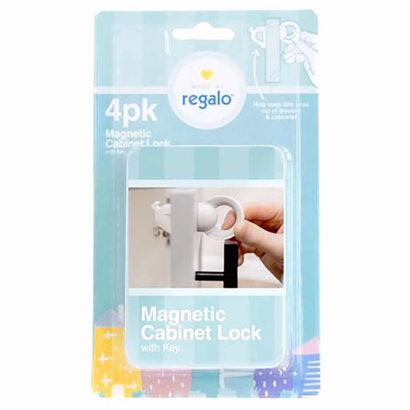 MAGNETIC CABINET LCK 4PK(Pack of 1)