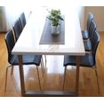 thumbnail image 3 of Inspirer Studio Roman Extendible Dining Table Pedestal Table (High-Gloss White), 3 of 5
