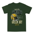 thumbnail image 1 of NFL Green Bay Packers Men's Helmet Field Graphic Tee, Forest Green, 1 of 4