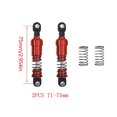 thumbnail image 2 of Xingzhi 2pack/lot Aluminium Big Bore Shocks Oil Damper For 1/10 RC Crawler LCG Cheater Rigs SCX10 TRX4 Front Rear Shock Red 1, 2 of 6