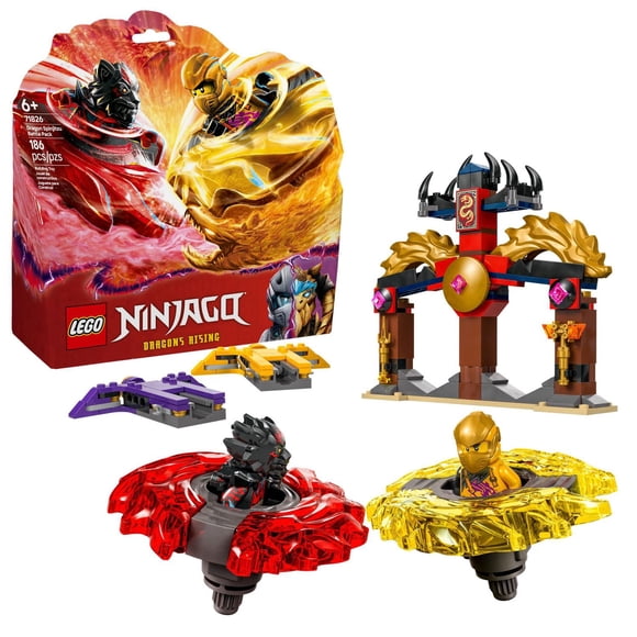 LEGO Ninjago Ensemble de combat de Spinjitzu du dragon 71826 Ensemble de construction (186 pièces)
