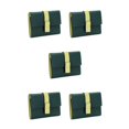 thumbnail image 1 of pitrice Leather Women Purse Rectangular Trifold for Zipper Hasp Stylish Card Holder Photo Folder Wallet Notecase Birthday Gift Green 5Set, 1 of 6