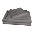 thumbnail image 4 of Swift Home Ultra-Soft Prewashed Wrinkle Texture Duvet Cover Set, Solid, Driftwood, Queen, 4 of 6