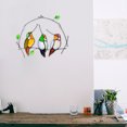 thumbnail image 4 of Suncatcher Window Hangings Multicolor Birds on a Wire Birds Stained Window Hangings Birds Pendant Ornaments for Windows Doors Garden Home Spring Decorations, 4 of 8