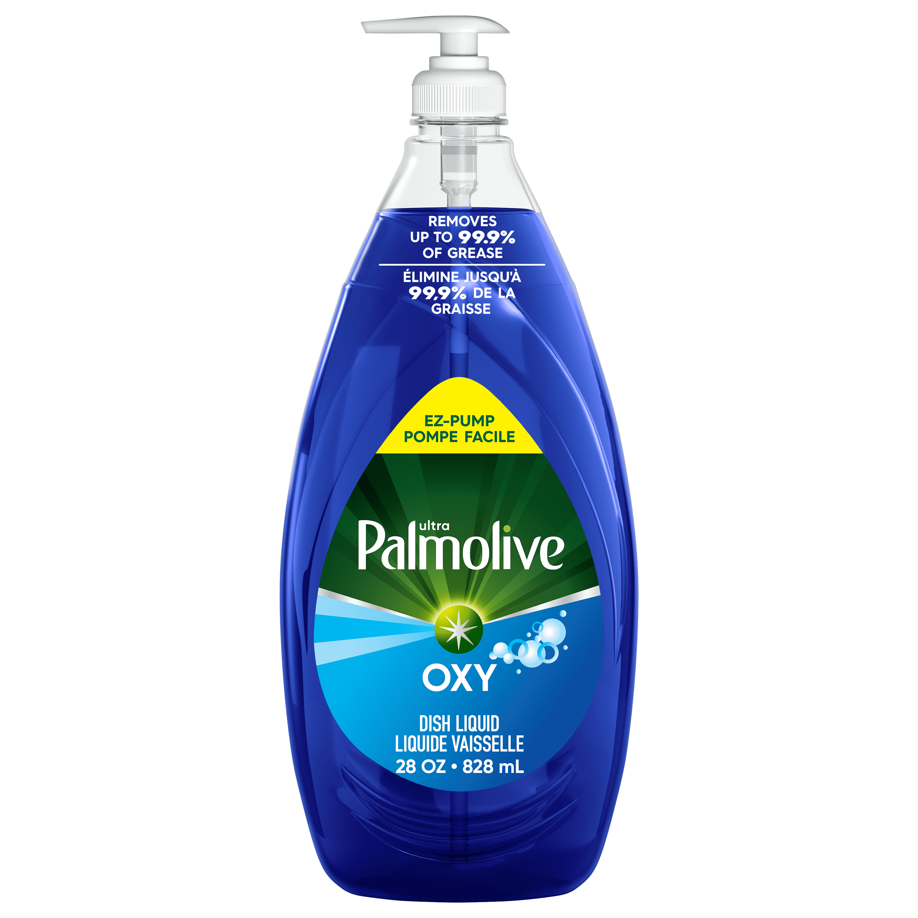 Palmolive Ultra Oxy Liquid Dish Soap, 828 ml EZ-Pump Bottle