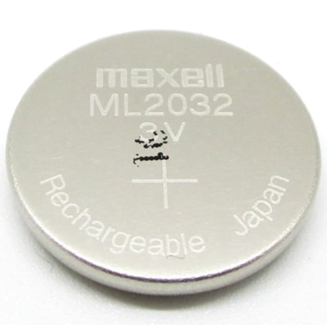 Maxell ML2032 2032 Pile à Pièce Rechargeable au Lithium Simple 3V Japon