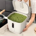 thumbnail image 1 of SuoKom Airtight Rice Dispenser-Cover Rice Bucket for Cereal Grain Flour Rice Pet Foods Countertoplarge Rice Storage Container with Lid-Proof Household Cereal Dispense, 1 of 8