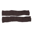thumbnail image 3 of Winter Warm and Fashionable Solid Color Knitted Fingerless Gloves for Men and Women, 3 of 3