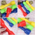 thumbnail image 3 of Miangastore 2pcs Ergonomic Plastic Dumbbells For And Exercise Equipment For Morning Fitness Bright, 3 of 7