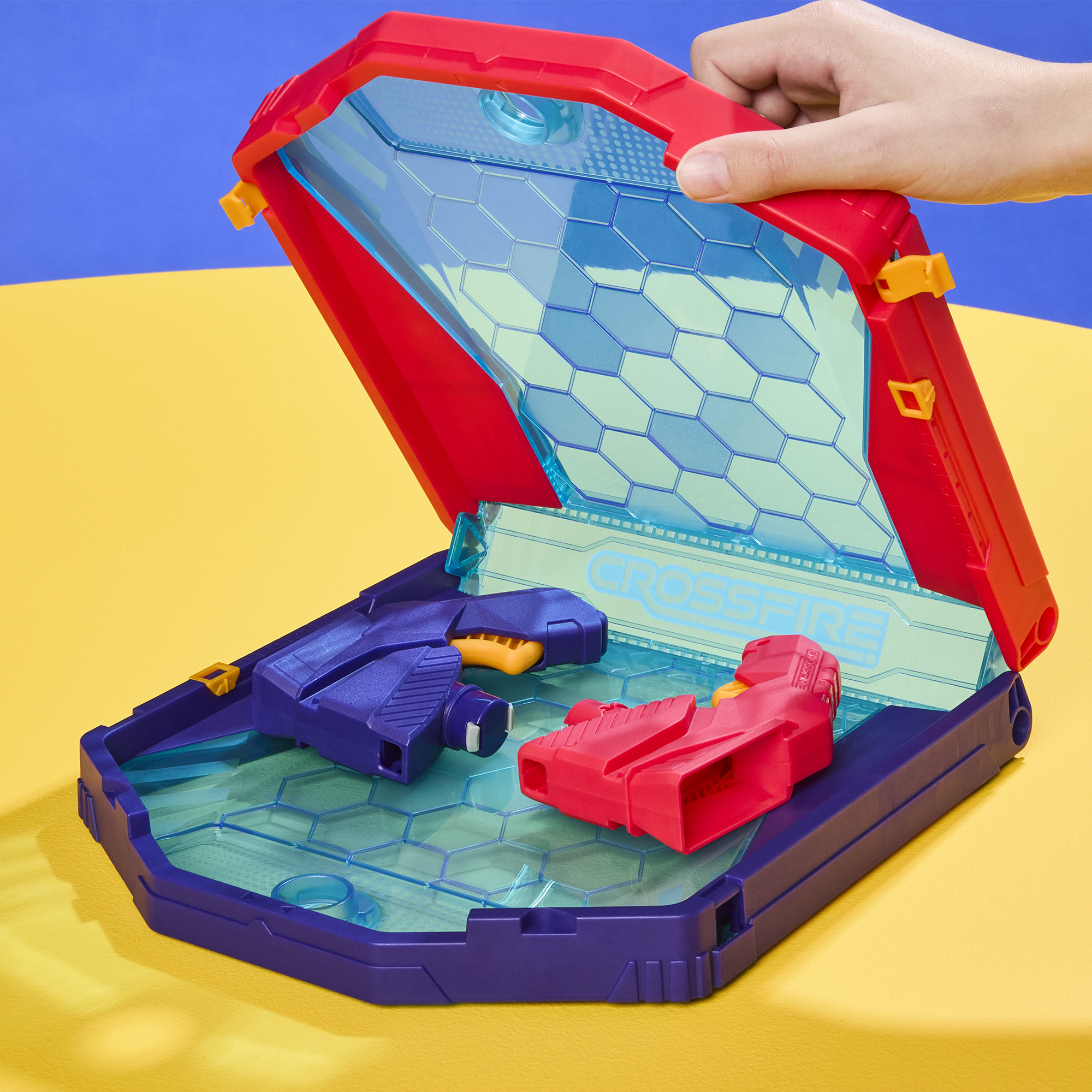 Crossfire, jeu d'action d'intérieur pour enfants, jeu de plateau familial pour 2 joueurs, dès 7 ans