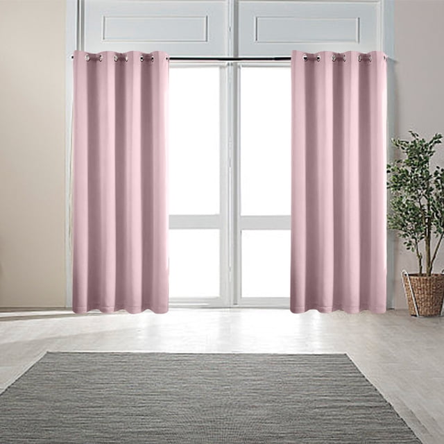 Tyidzon Rideaux Occultants Rideaux Paire de Panneaux de Rideau 63 Pouces L x 52 Pouces H Superposition de Rideau Rideaux Élégants pour Chambre Liquidation!