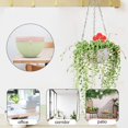 thumbnail image 2 of pots Design Jardinières Suspendues, Panier de Fleurs Suspendu Auto-Arrosant Intérieur Extérieur, 2 of 6
