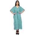 thumbnail image 1 of Moomaya Sortie de Plage Kaftan pour Bikini, Robe Caftan Longue Maxi pour Femmes - L-XL, 1 of 6