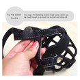 thumbnail image 2 of Soft Silicone Pet Prevent Biting Barking Dog Muzzle Safety Adjustable Dog Mouth Mask, 2 of 7