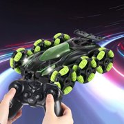 TIMIFIS Rc Cars Rc Car, Six-Wheel Four-Wheel Drive Remote Control Cars, Off-Road Vehicles, Stunt Car, Dump Truck Toys, Children's Gifts Car Model