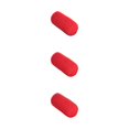 thumbnail image 3 of Ruiboury Roll Pillow For Neck And Back Support Soft And Comfortable All Day Long Natural Polyester Neck Back Support Pillow bright red 30X16 3Set, 3 of 6