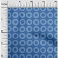 thumbnail image 2 of oneOone Viscose Jersey Blue Fabric Geometric Sewing Craft Projects Fabric Prints By Yard 60 Inch Wide, 2 of 5