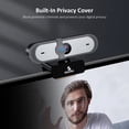 thumbnail image 3 of NexiGo N660P 1080P 60FPS Webcam with Software Control, Dual Microphone & Cover, Autofocus, HD USB Computer Web Camera, for OBS/Gaming/Zoom/Skype/FaceTime/Teams/Twitch, 3 of 7