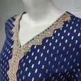 thumbnail image 4 of Robe Abaya Musulmane Femme, Caftan à Col en V, Robe de Prière Islamique, Robe Brodée Effet Bronzage, Robe Longue de Soirée pour les Fêtes, 4 of 6