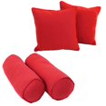 thumbnail image 2 of Blazing Needles Throw Pillows (Set of 4)-Red, 2 of 3