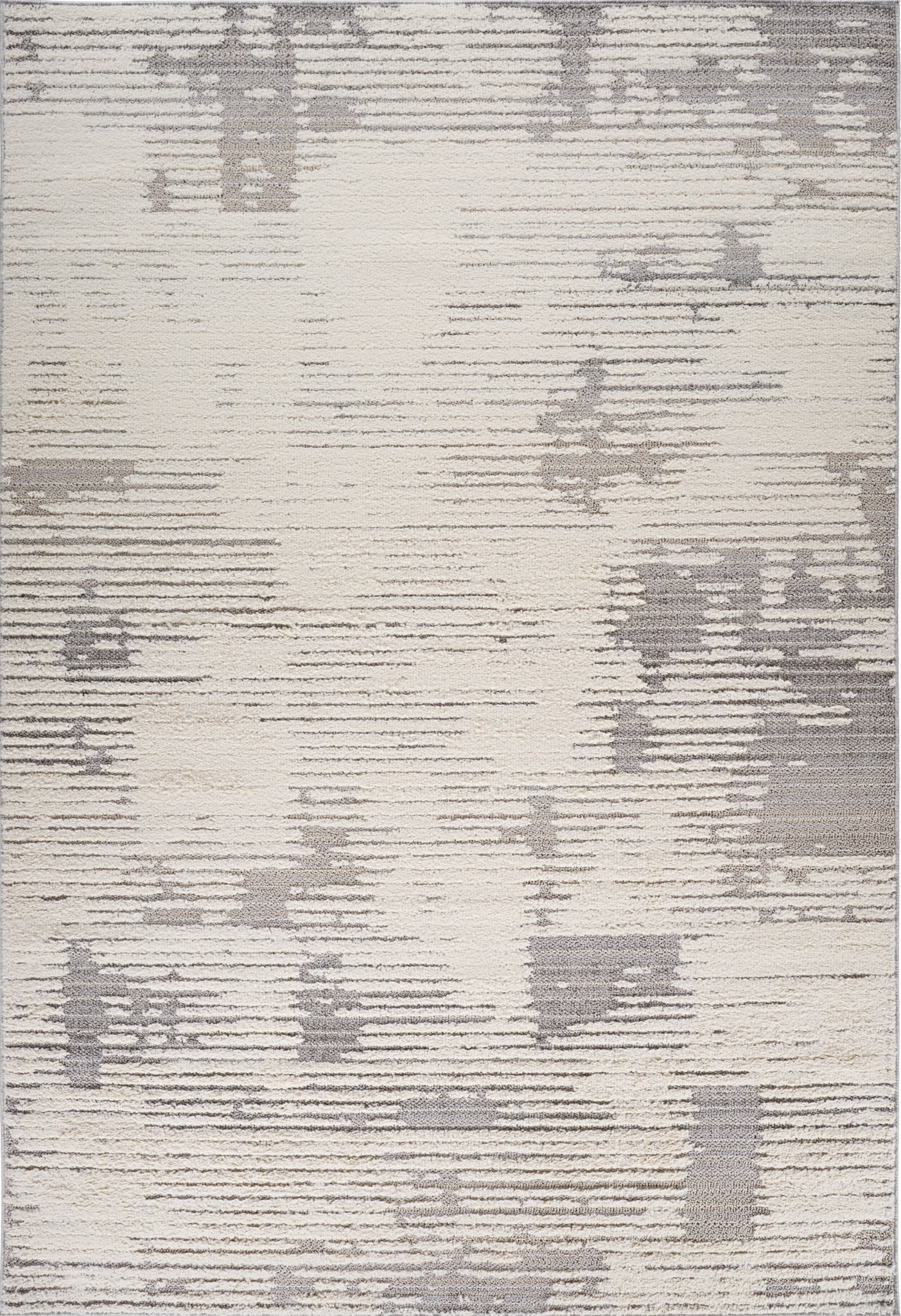 Tapis Branch Nimbus Tapis d'intérieur abstrait, gris crème, moderne - Salon, chambre, salle à manger et cuisine
