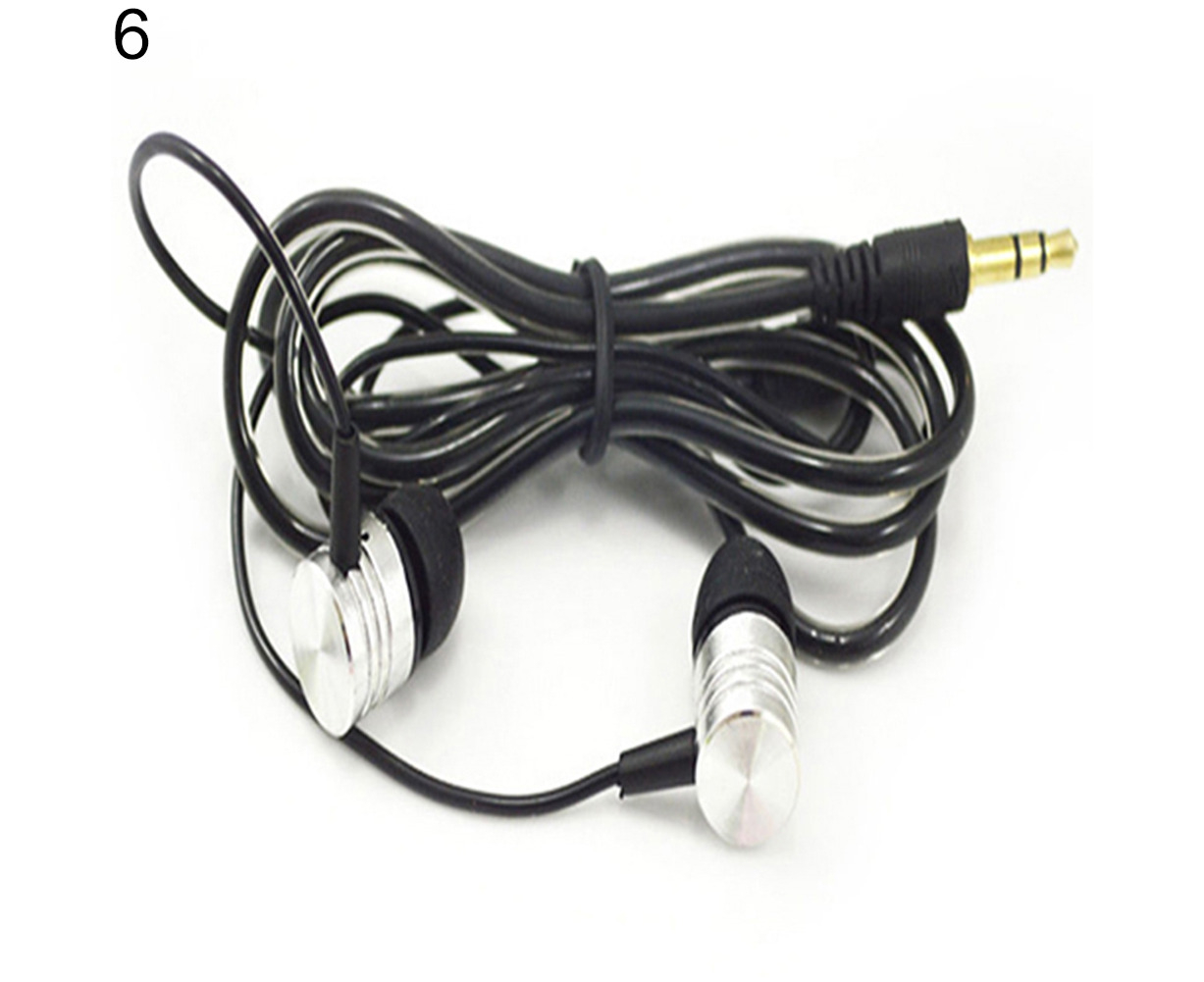 Universal 3.5mm In-ear Stereo Earbuds Headphone Earphone Headset for Cell Phone-Black