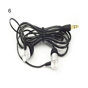 Universel 3.5mm Ecouteurs stéréo intra-auriculaires écouteurs pour téléphone cellulaire noir