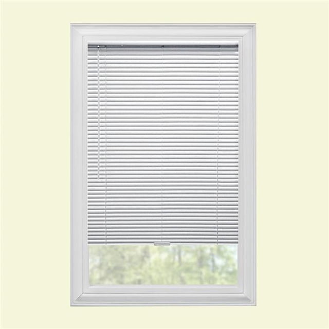 Store en Vinyle Sans Cordon de 2 Po, Blanc - 33,5 x 64 Po