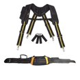thumbnail image 1 of Ceinture à Outils Bretelles Pochette Sac Ensemble de Poche à Ongles Support Lombaire Réglable Sac Multifonction pour Outils de Charpentier Électricien, Réglable, 1 of 5