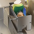 thumbnail image 4 of CaiYueKe Stainless Steel Over Sink Dish Drying Rack Multifunctional Kitchen Organizer Countertop Sponge Holder Utensil Drainer Storage Basket for Kitchen Counter Sink Side Space Saving, 4 of 7