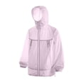 thumbnail image 1 of biudgviw Manteaux Coupe-Vent pour Femmes Imperméables Légers Manteau de Pluie de Course Hauts Protection UV à Capuche Vêtements d'Extérieur pour la Randonnée en Plein Air, 1 of 6